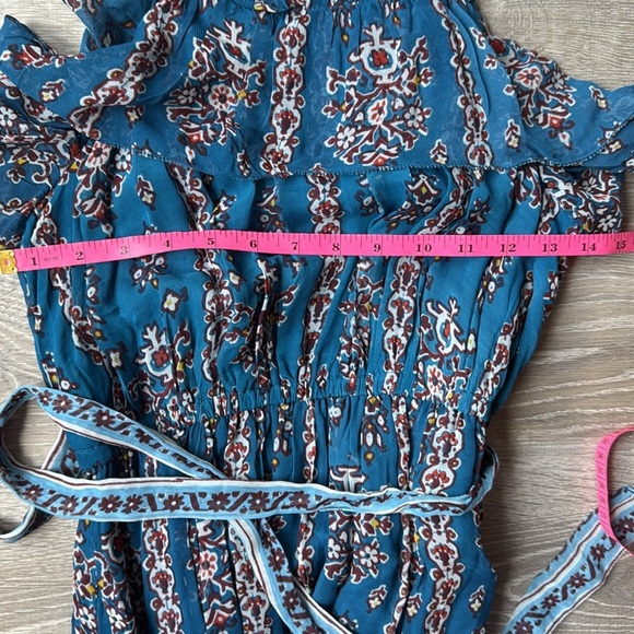 ANTHROPOLOGIE Sasha Ruffled Maxi Dress XS - Picture 9 of 12